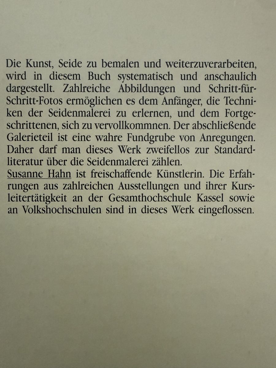 Bücher: // Seidenmalerei // – Gebraucht aus Birmenstorf AG von Pat_roll. 1
