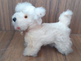 Plüschhund antik