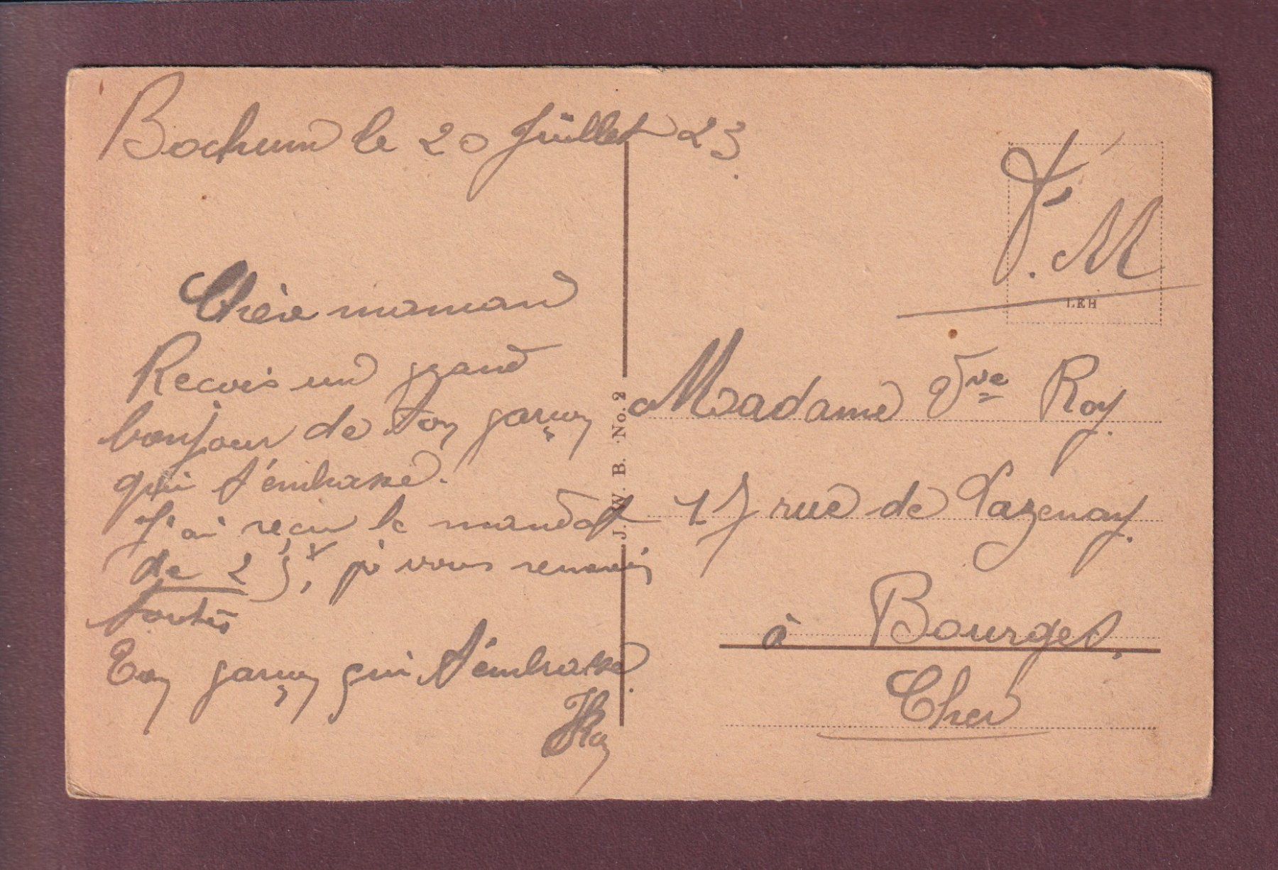 Cartoline postali: BASEL - Rhein - 1923 – Usato da Pully venduto da nicecards 1