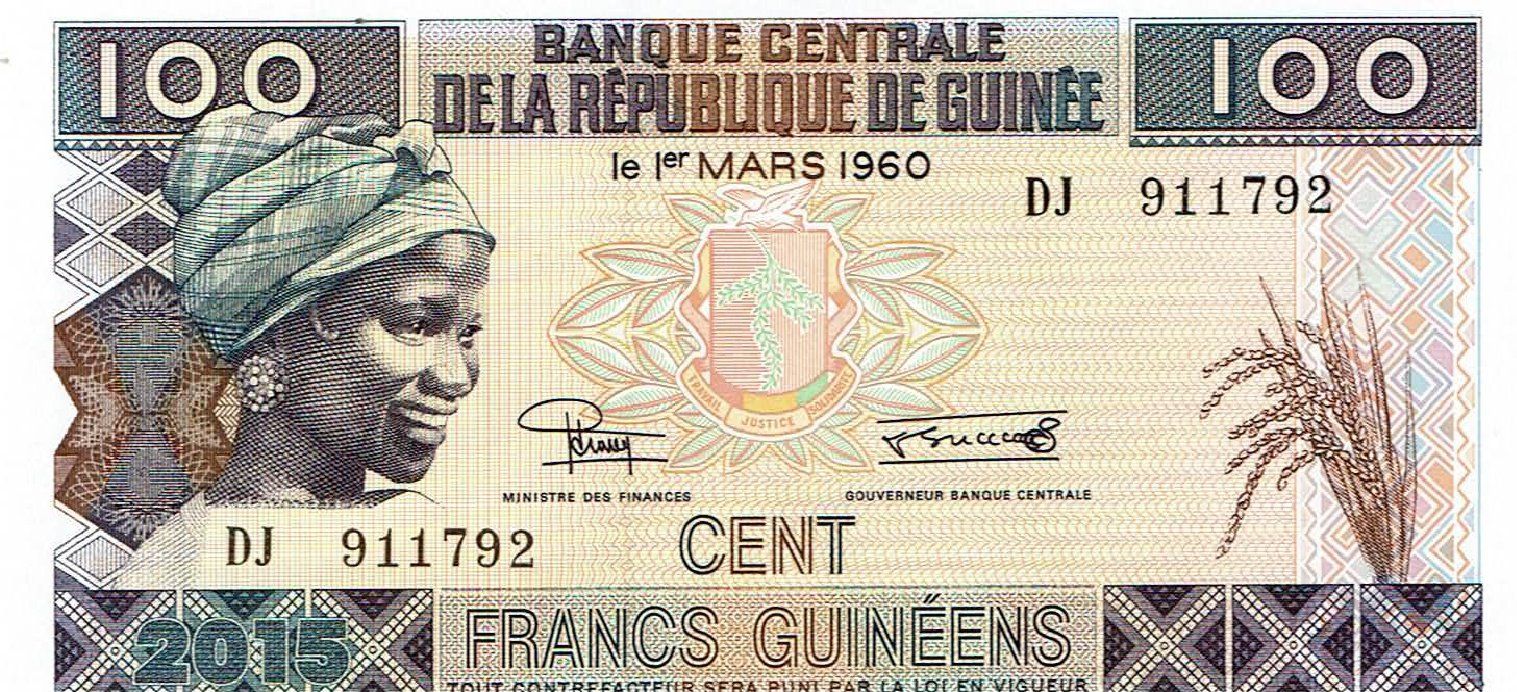 Banconote: Guinea 100 Francs 2015 UNZ – Nuovo (secondo la descrizione) da Steffisburg venduto da ber_8htf