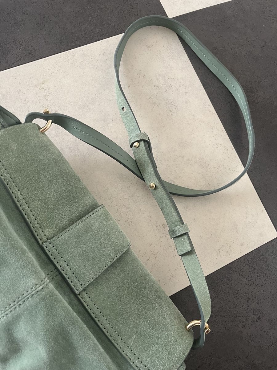 Zara Borse da donna: Zara Basic Bag - Umhängetasche in trendigem Grün! – Usato da Luzern venduto da Boudin03 5