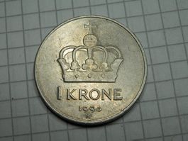 Norwegen  1 Krone, 1990