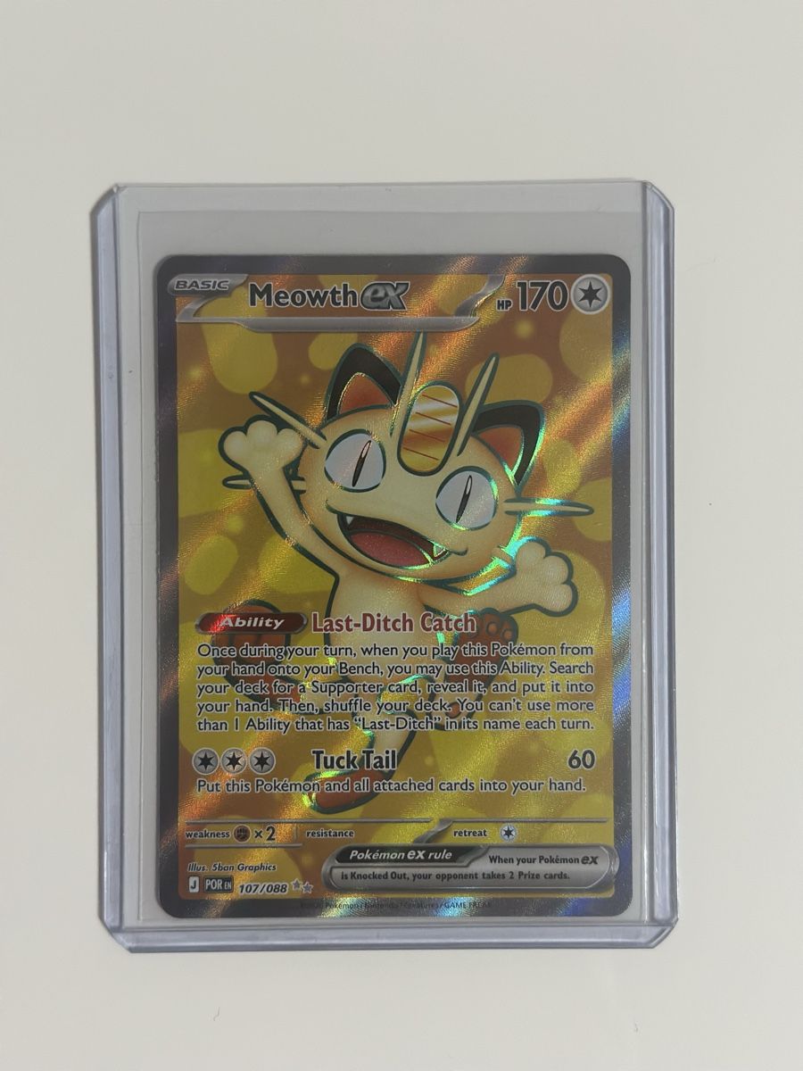 Pokémon Carte collezionabili: Pokemon Perfect Order - Meowth ex 107/088  – Nuovo (secondo la descrizione) da Effretikon venduto da MilosS
