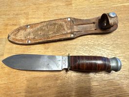 Jagdmesser W.W. Solingen mit Scheide
