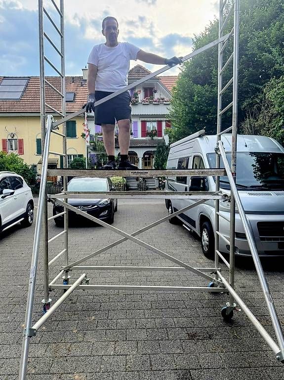 Ponteggi: Rollgerüst Klappgerüst  – Usato da Heimberg venduto da Burim38