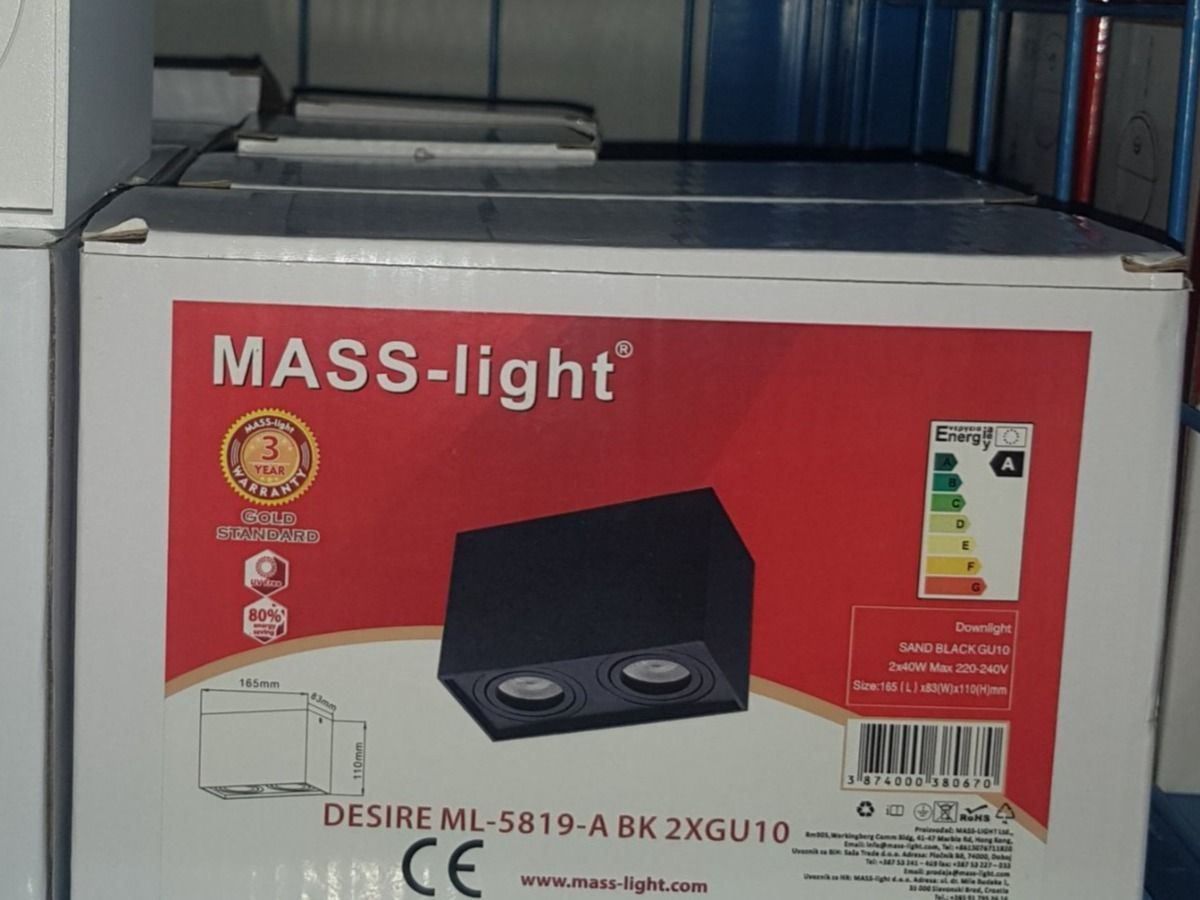 Lampadari & plafoniere: DESIRE SCHWARZ 2XGU10 40W – Nuovo e nell'imballaggio originale da Altendorf venduto da Anddus-light 1