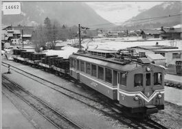 Train de traverses aux Diablerets 1987