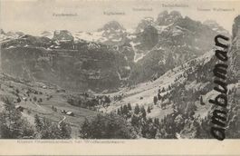Oberrickenbach NW Wolfenschiessen Berg Panorama AK ca. 1910