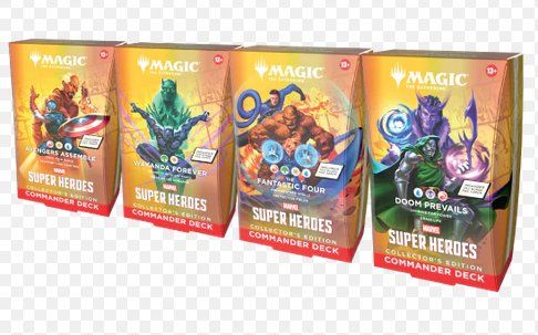Magic The Gathering Cartes à collectionner: MTG Magic Marvel Super Heroes Collector's Deck Display Set – Neuf avec emballage d'origine à Balerna par 2E-Trading 1