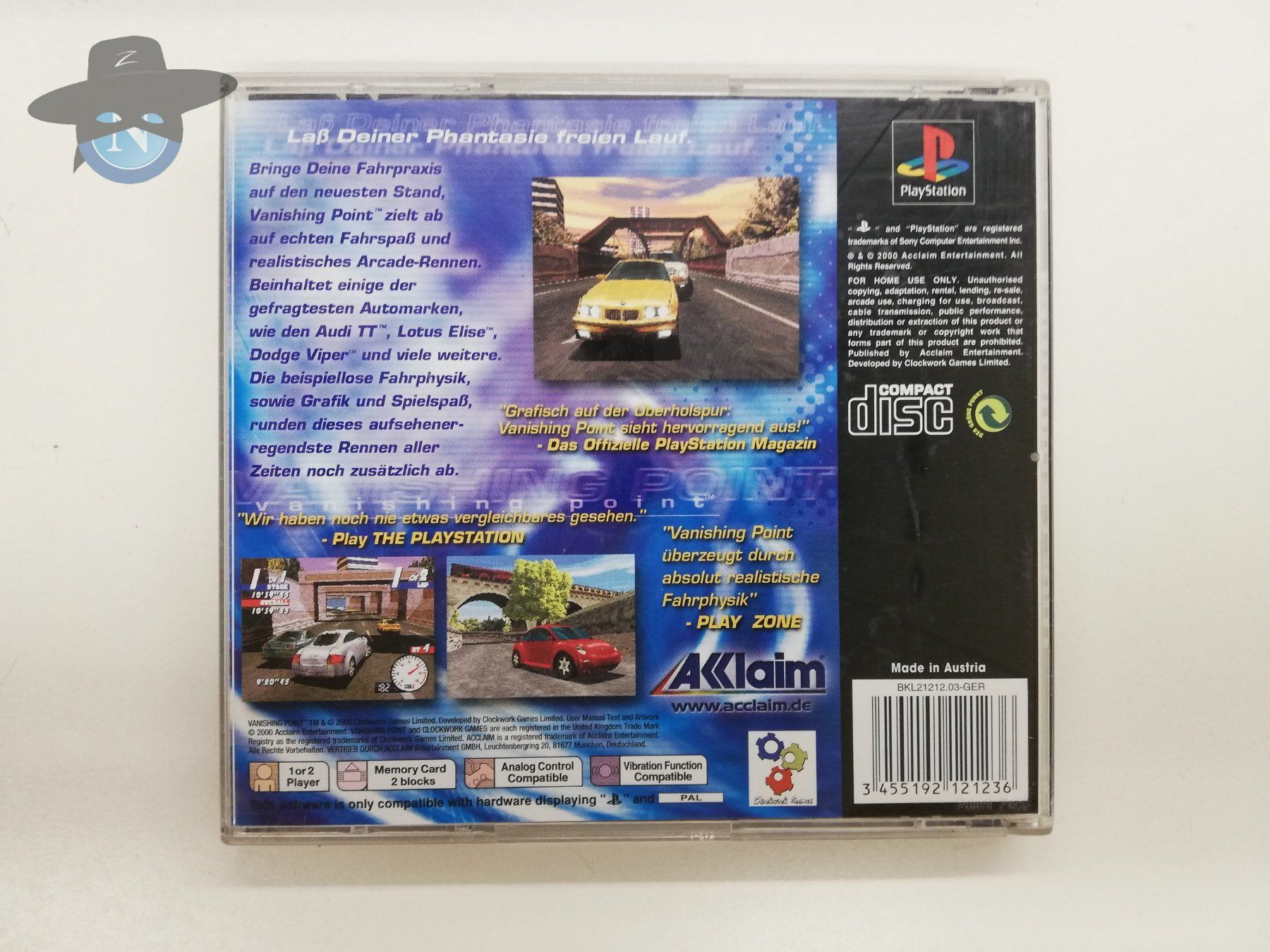 Sony Giochi: Vanishing Point / Sony Playstation 1 – Usato da St. Gallen venduto da zorro_dc 1
