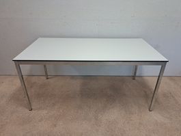 Mehrzwecktisch mit Vollkernplatte/ Gestell Chrom