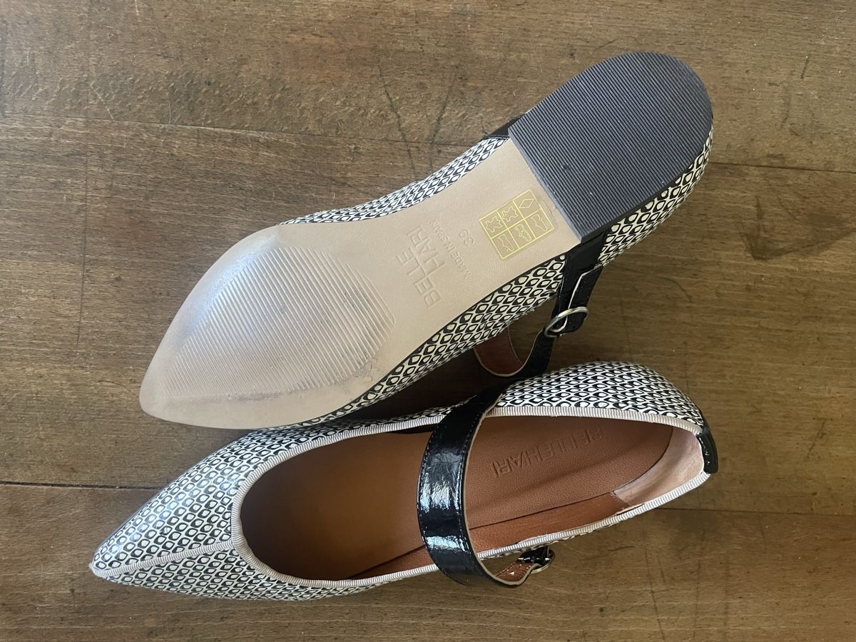 Scarpe da donna: Ballerinas BELLEHARI Leder Ecru 39 – Usato da Zürich venduto da Lyriart 2