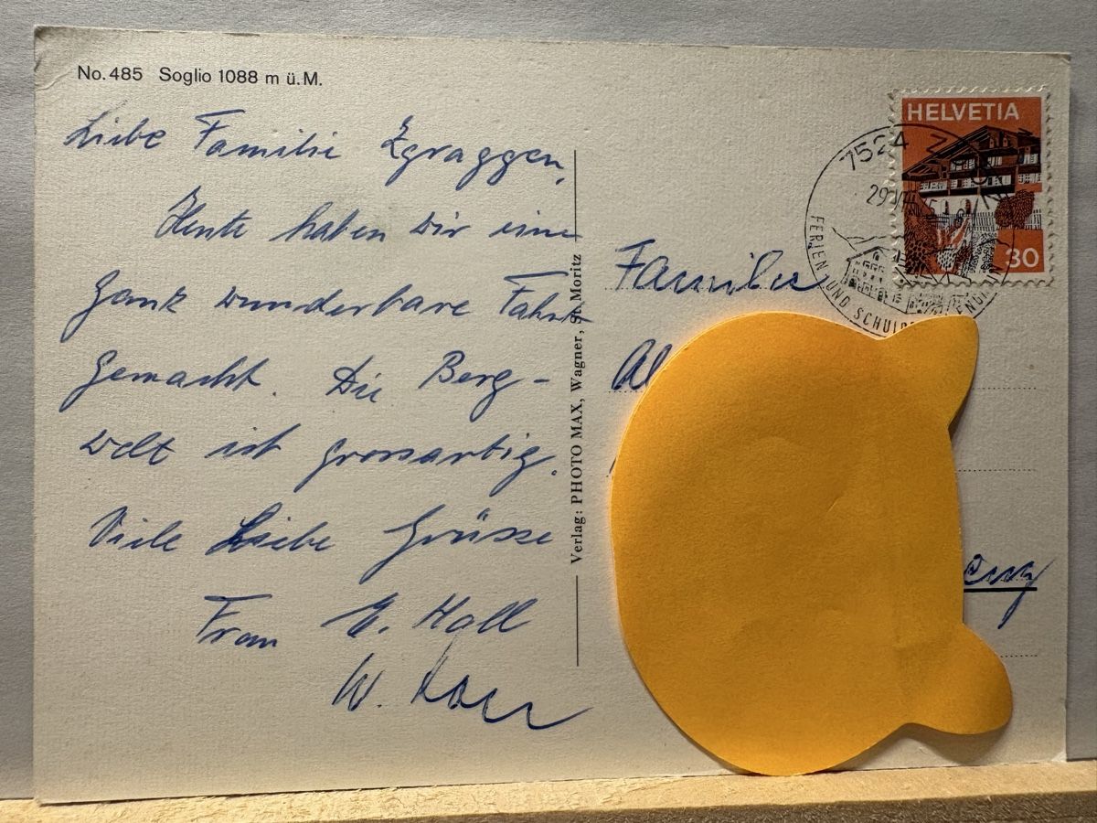 Cartoline postali: AK von Soglio – Usato da Rümlang venduto da Kartenpost1 1