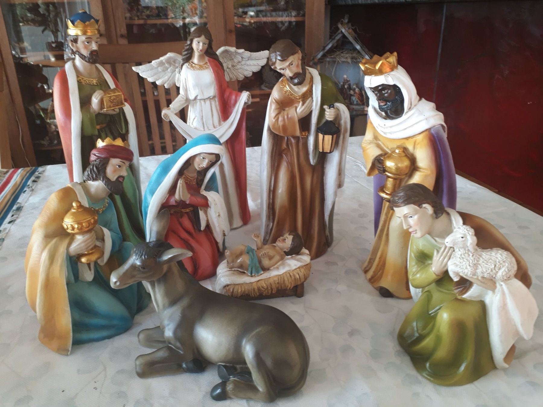 Statuette: Weihnachtskrippen Fguren – Usato da Oberhofen Thun'see venduto da Moser06