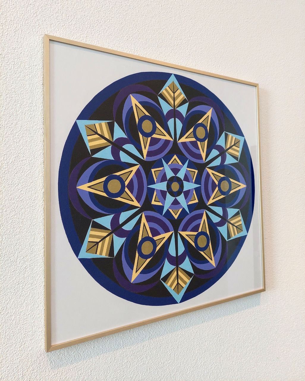 Tableaux: Mandala 70x70cm handgemaltes Bild – Neuf (Voir description) à Stans par wer_fd5f 2