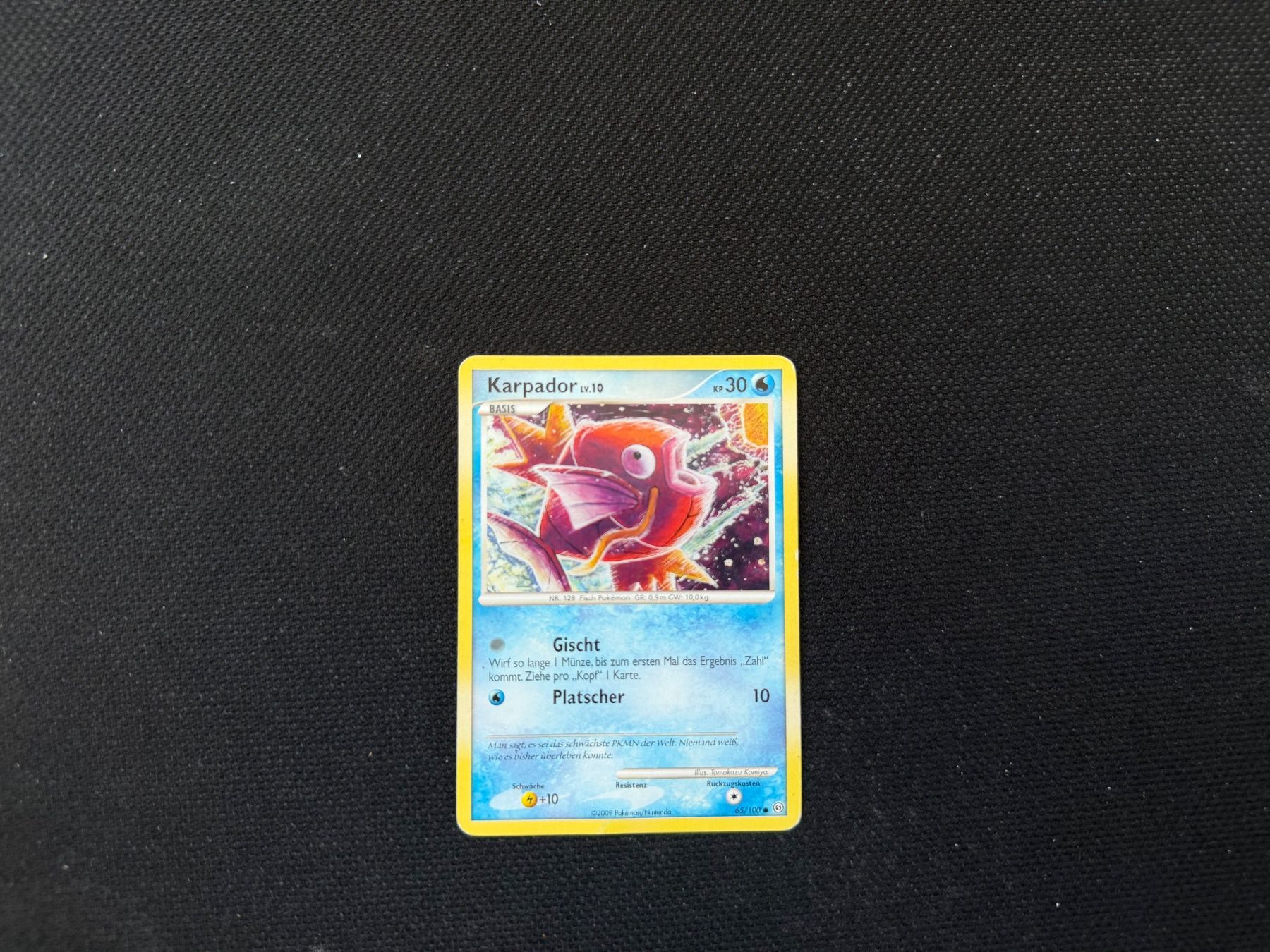 Pokémon Carte collezionabili: Karpador 65/100 – Usato da Zürich venduto da mountainwizard00
