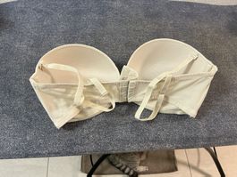 Trägerloser BH, beige, Cup 80C - ideal für den Sommer!