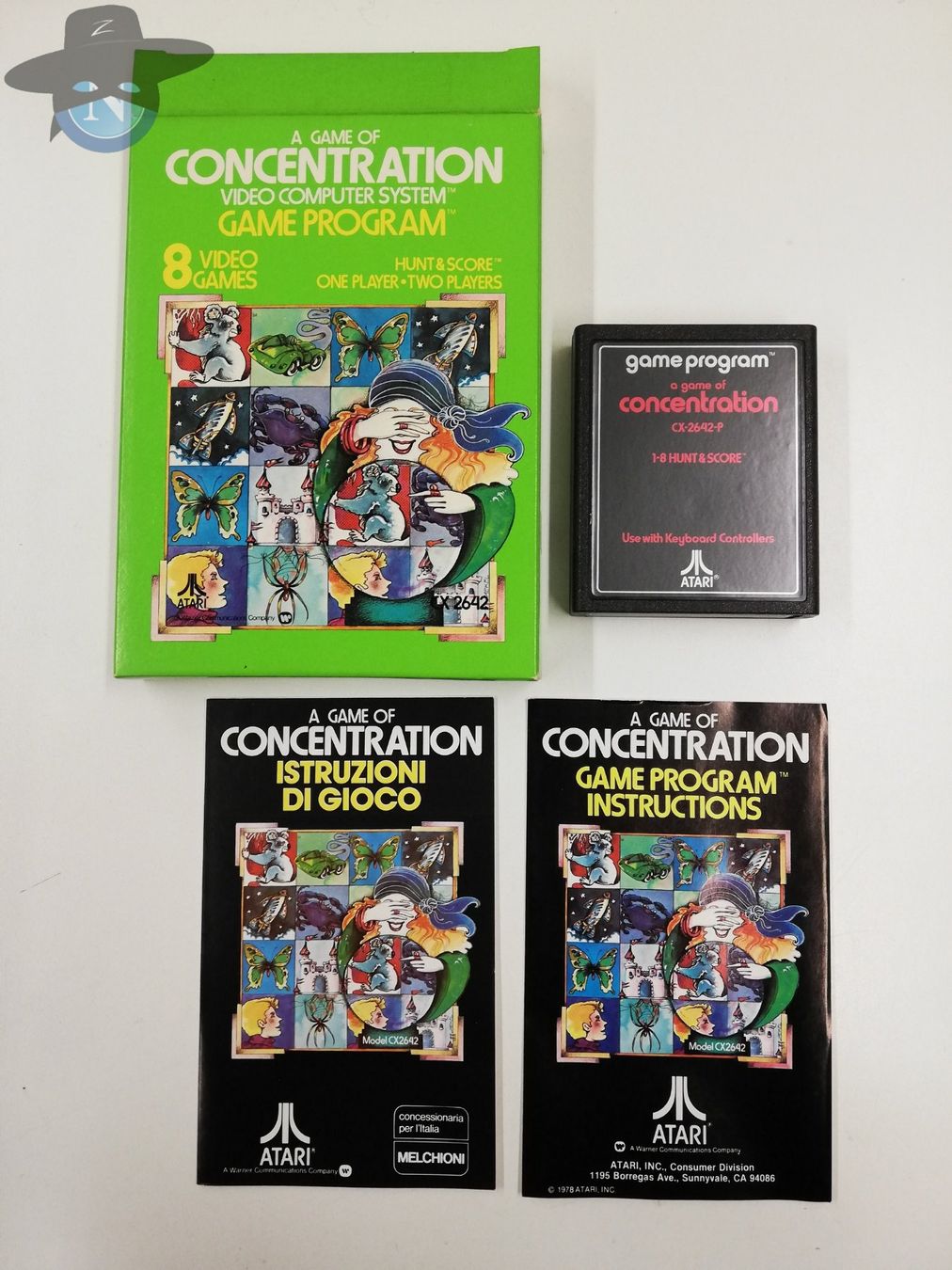 Atari Giochi: Concentration - A game of / Atari VCS 2600 – Usato da St. Gallen venduto da zorro_dc