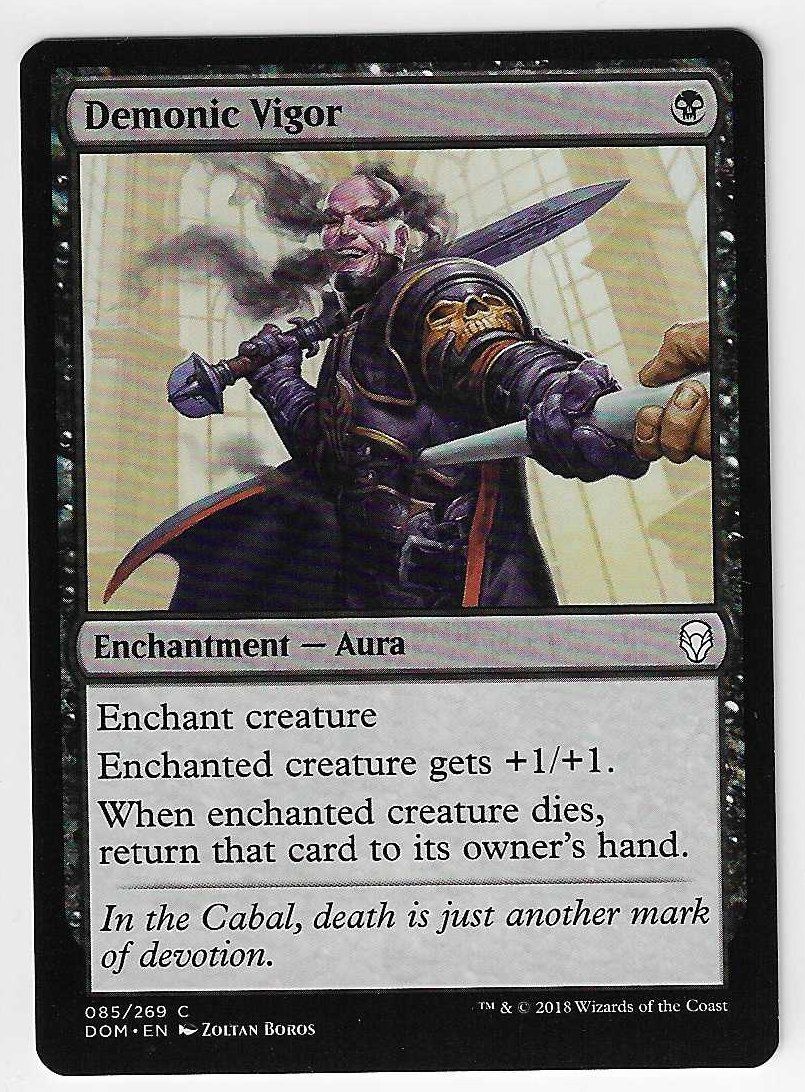 Magic The Gathering Carte collezionabili: [MTG] Demonic Vigor [en] – Usato da Nyon venduto da LucidumMTG