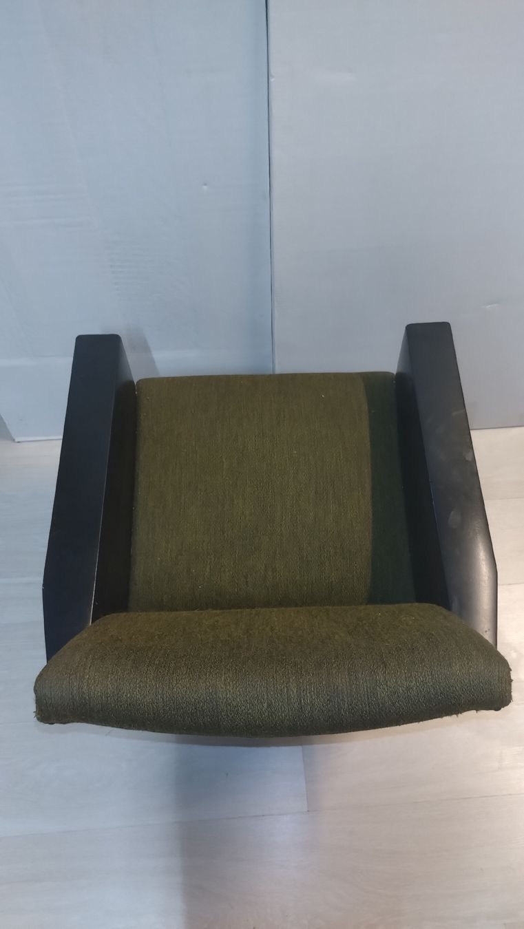 Poltrone: Fauteuil pivotant vert vintage 70's – Difettoso da Farvagny-le-Grand venduto da LaCaverne 3