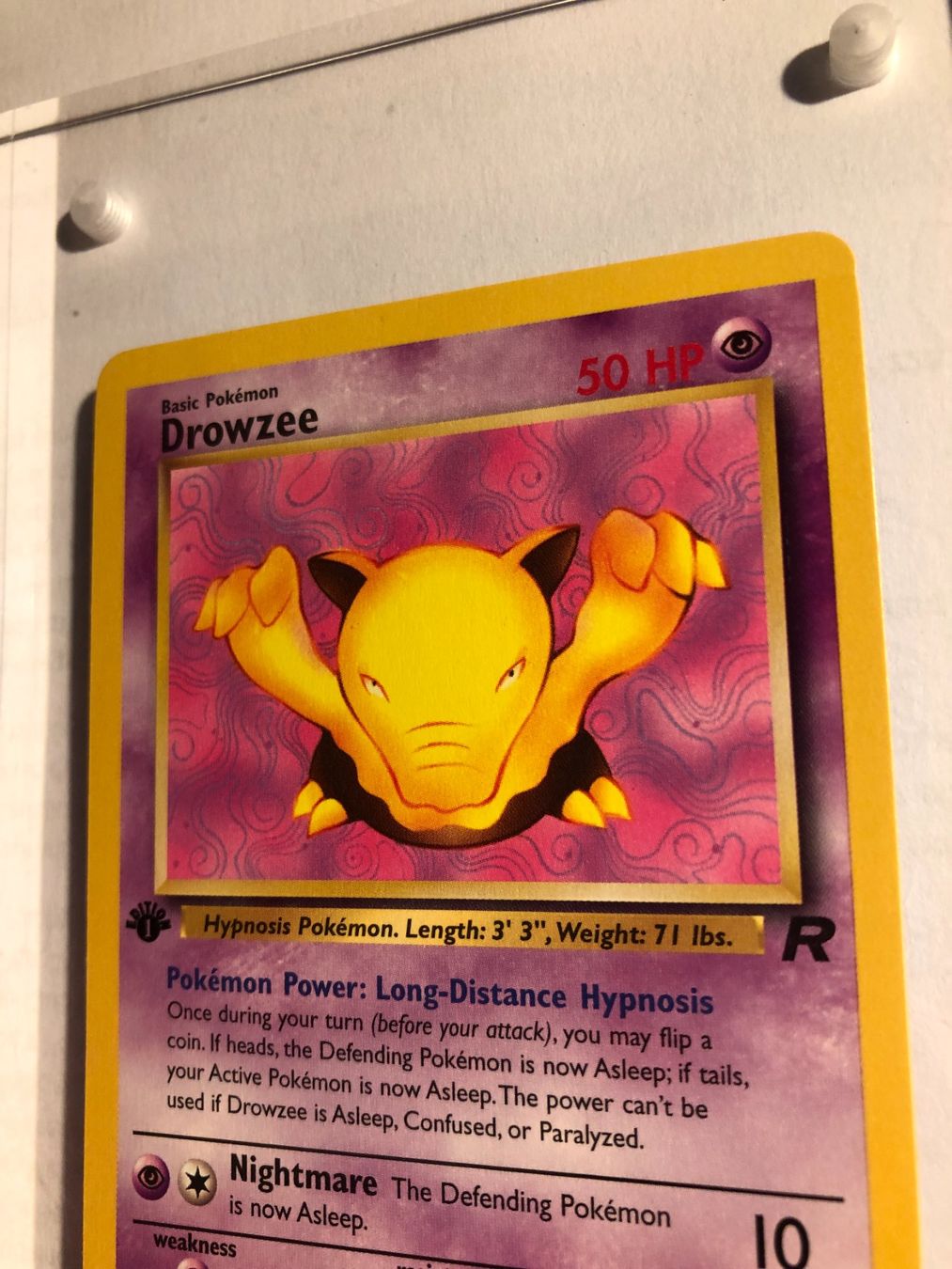 Carte collezionabili: Drowzee 1st Team Rocket - MINT - ab 1.- – Usato da Giubiasco venduto da dan_pr8b 3