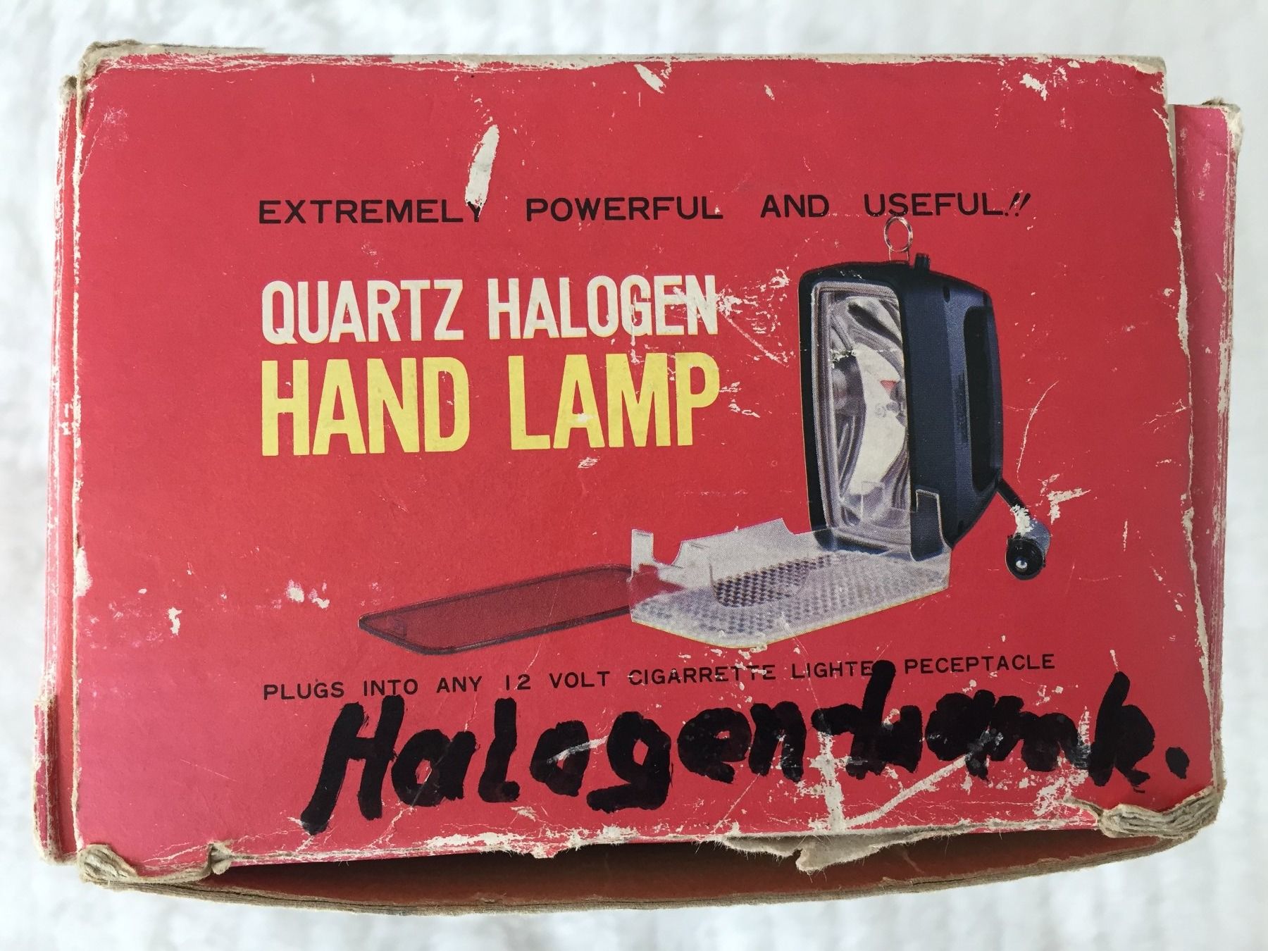 Lampade: antike Handlampe Halogen - Originalverpackung – Usato da Unterterzen venduto da bac_287t 7