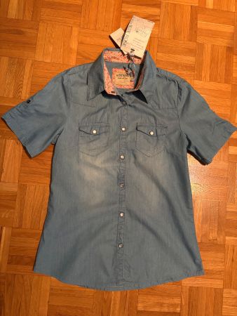 Blue Rose Los Angeles Hemd Bluse jeans Gr. S