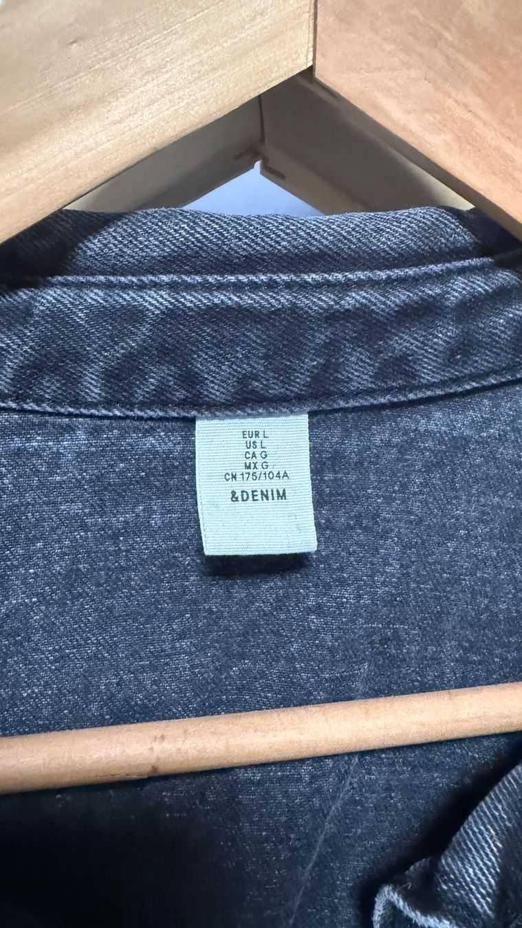 H&M Vestiti: Jeanskleid H&M Schwarz, Gr L – Usato da Zürich venduto da shopping.basket 1