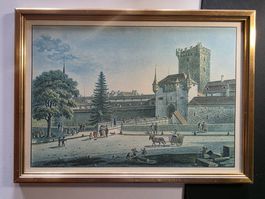Bild Druck Golatenmat -Tor - Inneres Aarbergertor 1830