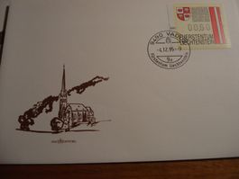 Liechtenstein Satz FDC Automatenmarken 1995 11 Belege