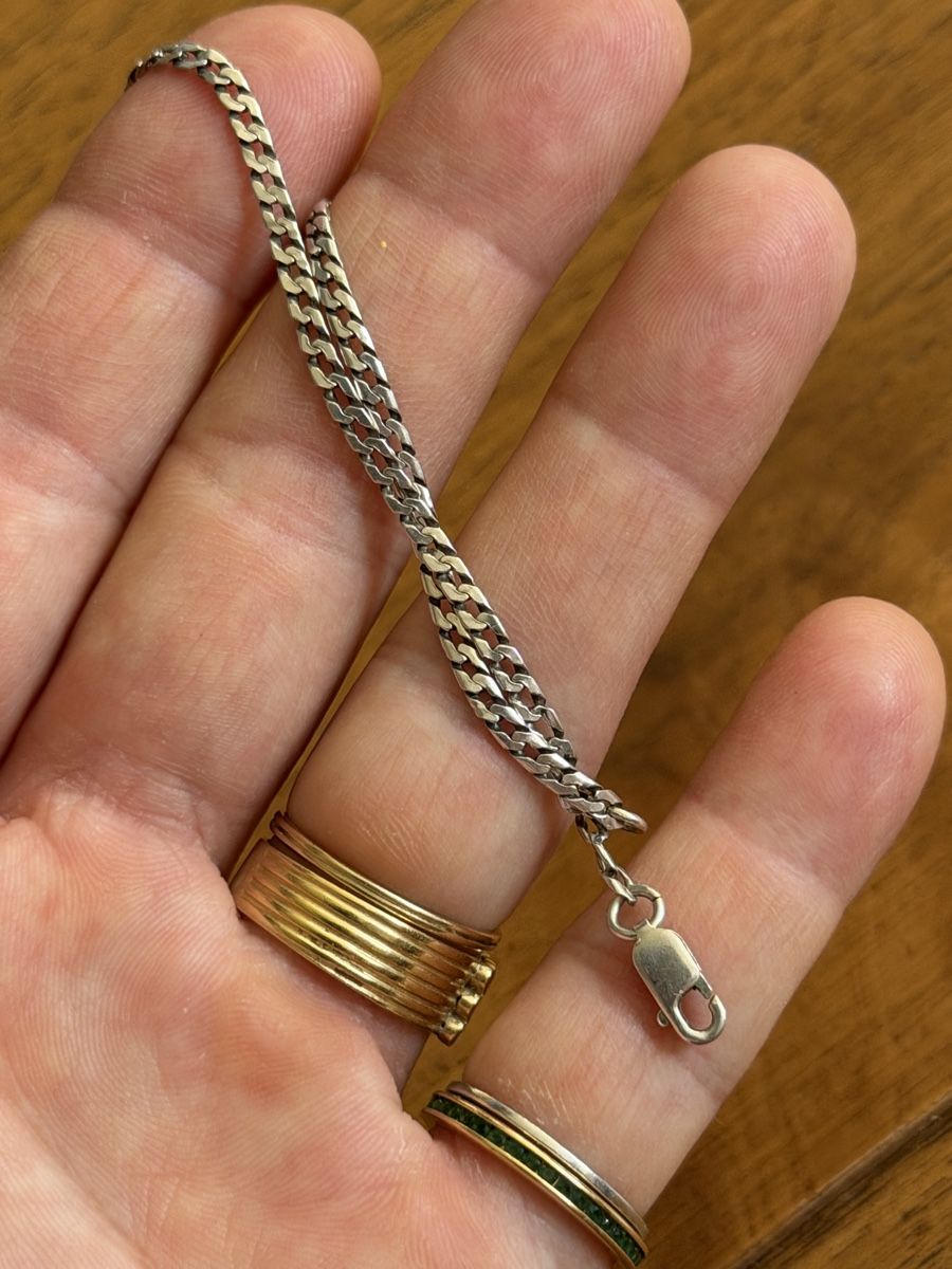 Bracciali & Braccialetti: Bracciale catena argento 925  – Usato da Cademario venduto da Iby_30 2