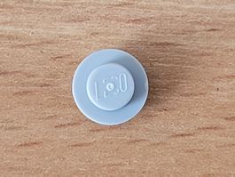 Lego - Pièce détachée - 1x ronde et grise