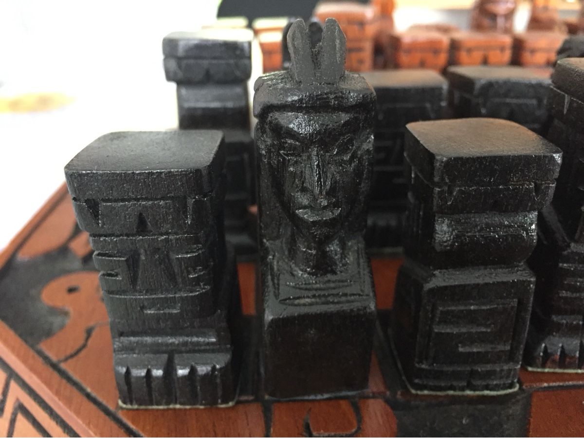 Giochi: Handgeschnites Schachbrett – Usato da Chur venduto da Sial 1