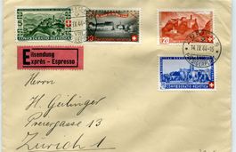 Patria 1944 Satzbrief v. Zürich 14.IX.44