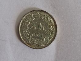 Silber 50 Rappen 1964