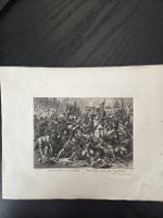 Lithografie der Schlacht bei Näfels (9. April 1388)