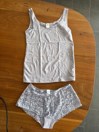 Calida Set Top und Slip Lila Grösse S