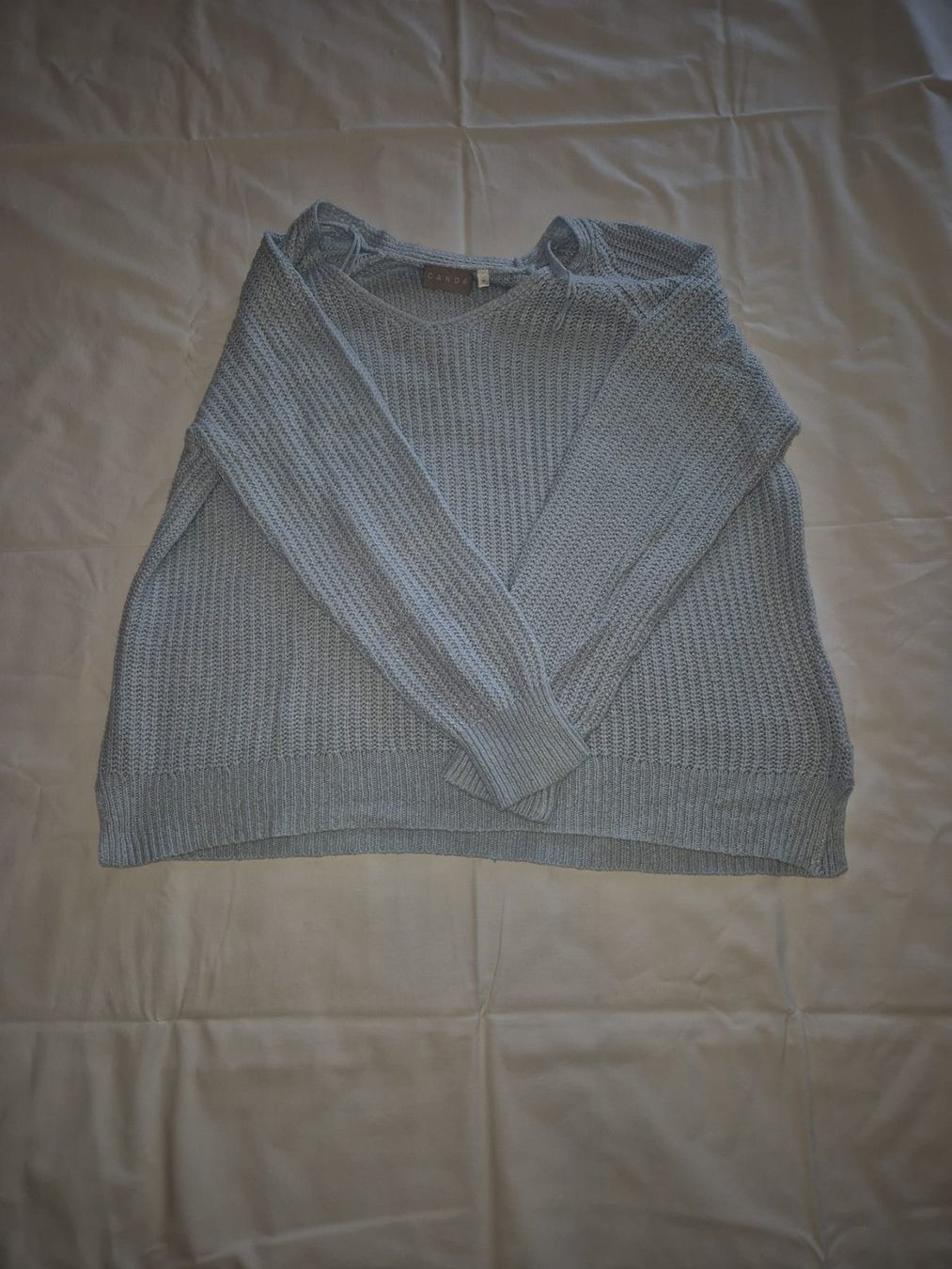 Tops: Pull Canda bleu maille torsadée taille M occasion – Gebraucht aus Onex von CollectionPassion 3
