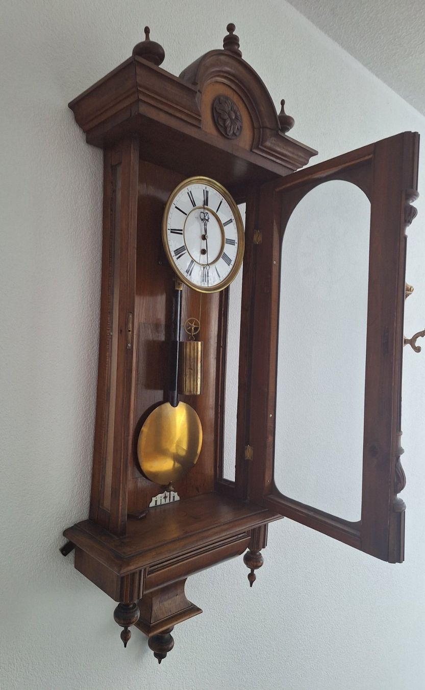Orologi: Wiener Regulator mit einem Gewicht um 1860 .. – Usato da Worblaufen venduto da Aandy 2