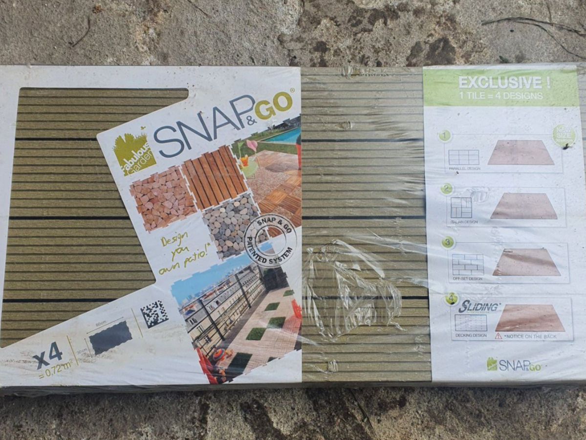 Rivestimenti per pavimenti: Terrassen platten – Nuovo e nell'imballaggio originale da Erstfeld venduto da Gina033