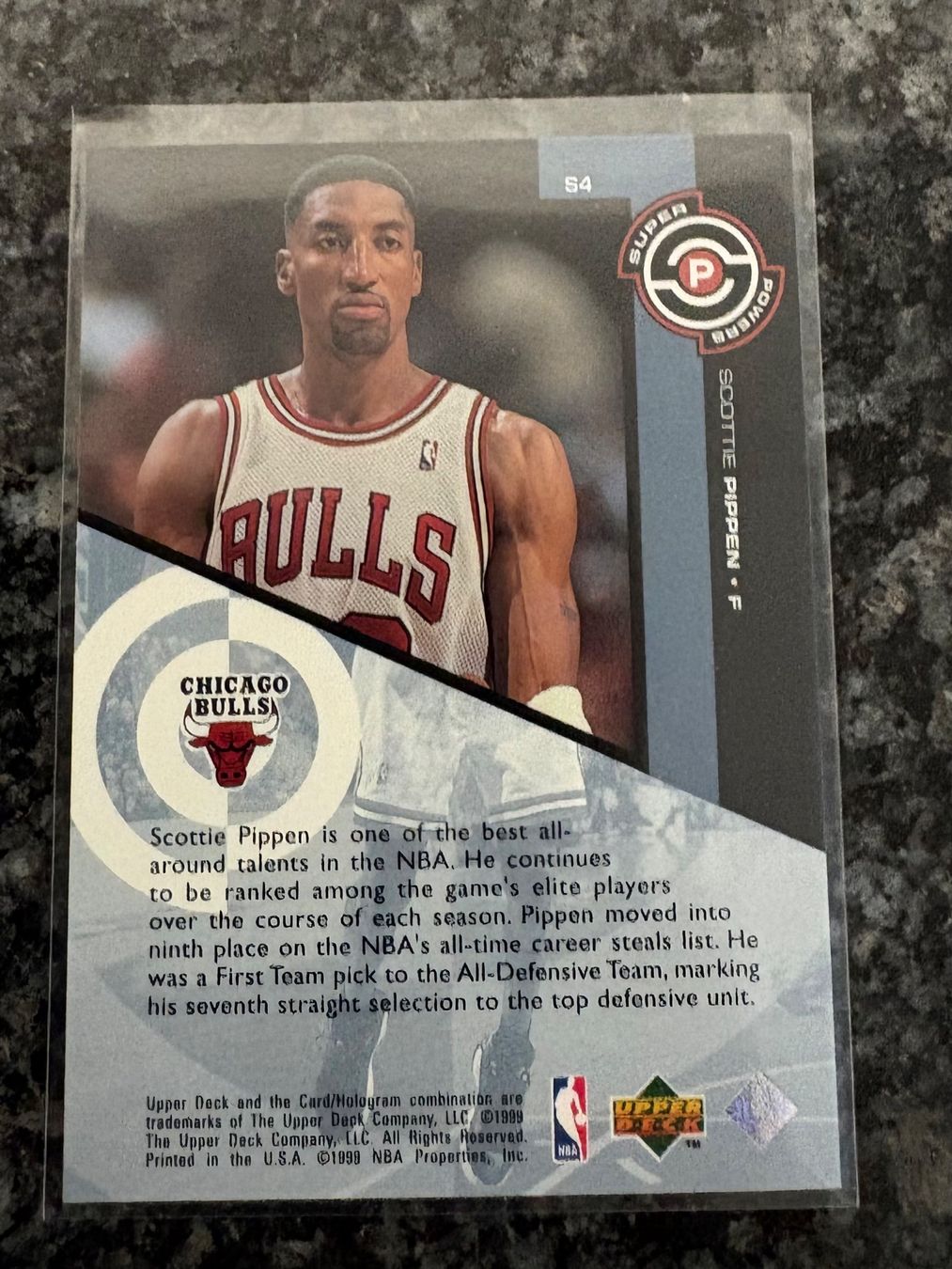 Nba Carte collezionabili: NBA Scottie Pippen Upper Deck Super Power Card – Nuovo (secondo la descrizione) da Muttenz venduto da joba23 1