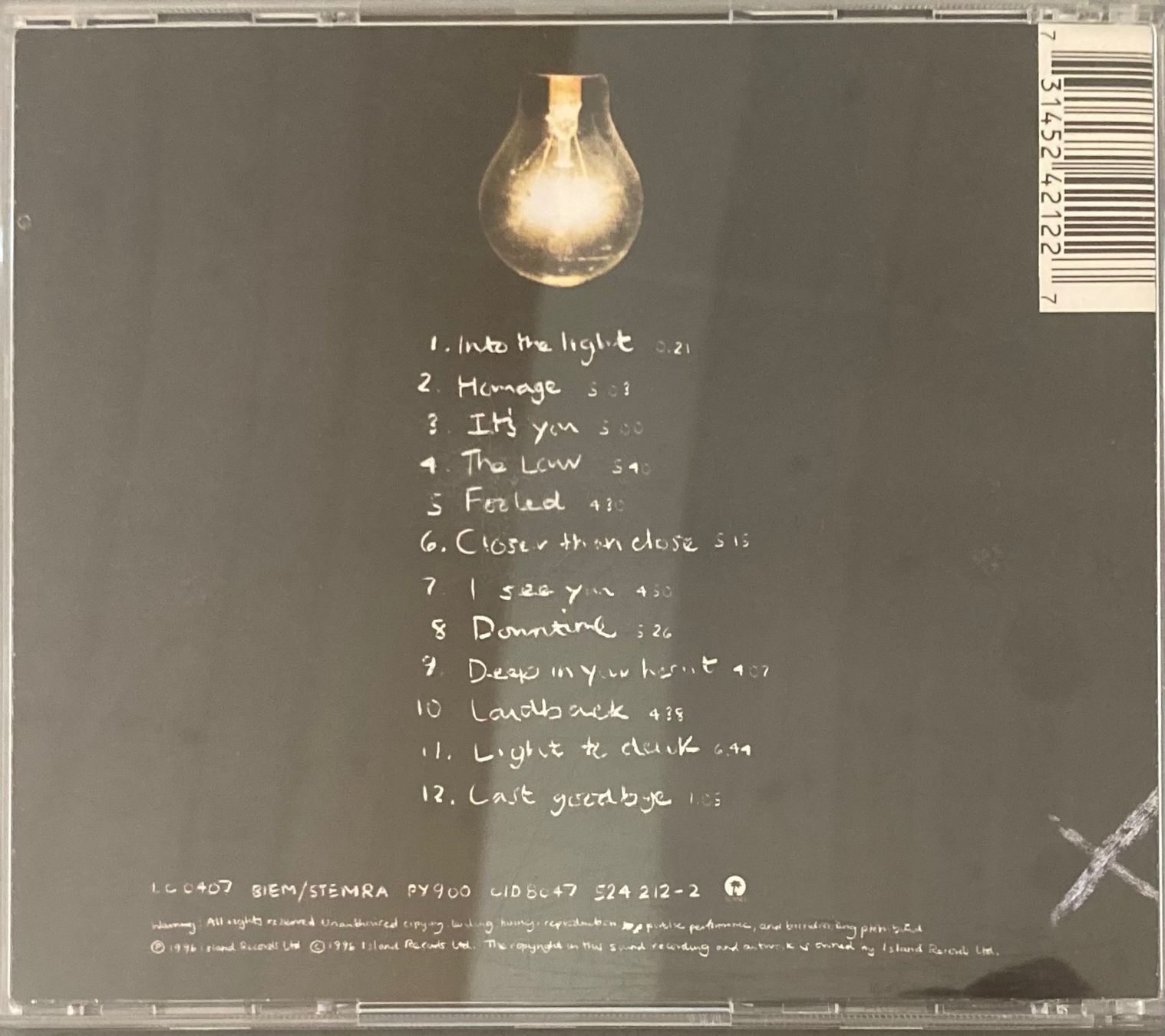 CDs: RONNY JORDAN - LIGHT TO DARK – D'occasion à Poliez-Pittet par Newtown-Records 1