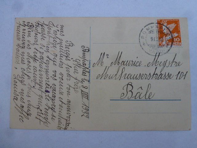 Ansichtskarten: Ansichtskarte Pompaples 1932 – Gebraucht aus Walkringen von Casablanca777 1