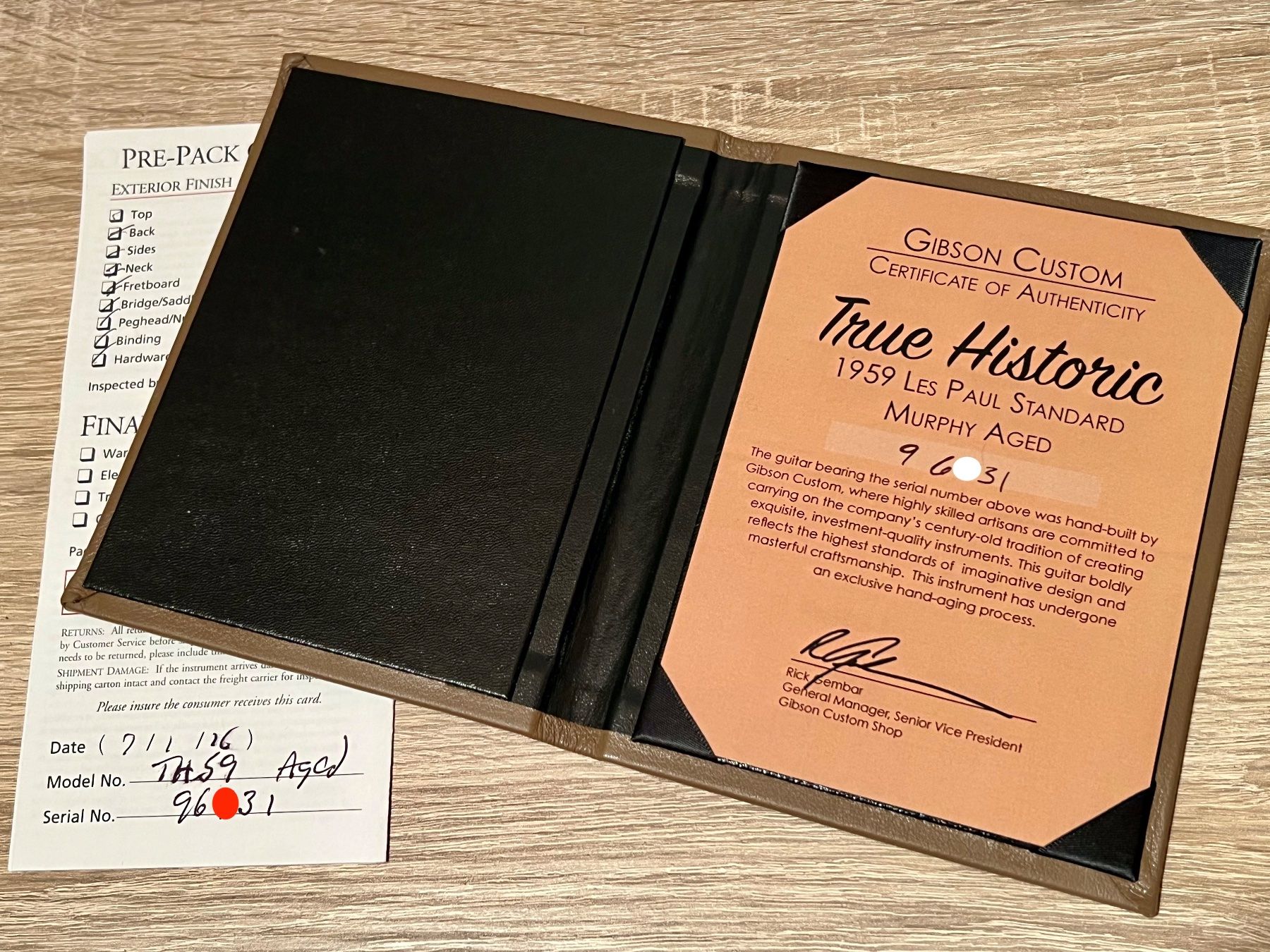 Gibson Strumenti musicali: GIBSON 59 CUSTOM TRUE HISTORIC LTD TOM MURPHY AGED SLASH AFD – Nuovo (secondo la descrizione) da Sion venduto da Hobby-mania 8