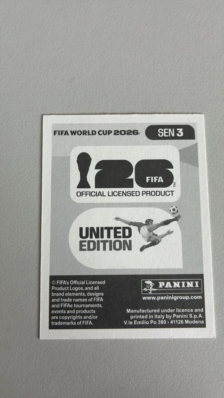 Panini Carte collezionabili: Carte panini 2026 - SEN 3 – Nuovo (secondo la descrizione) da La Neuveville venduto da Ibo2300 1