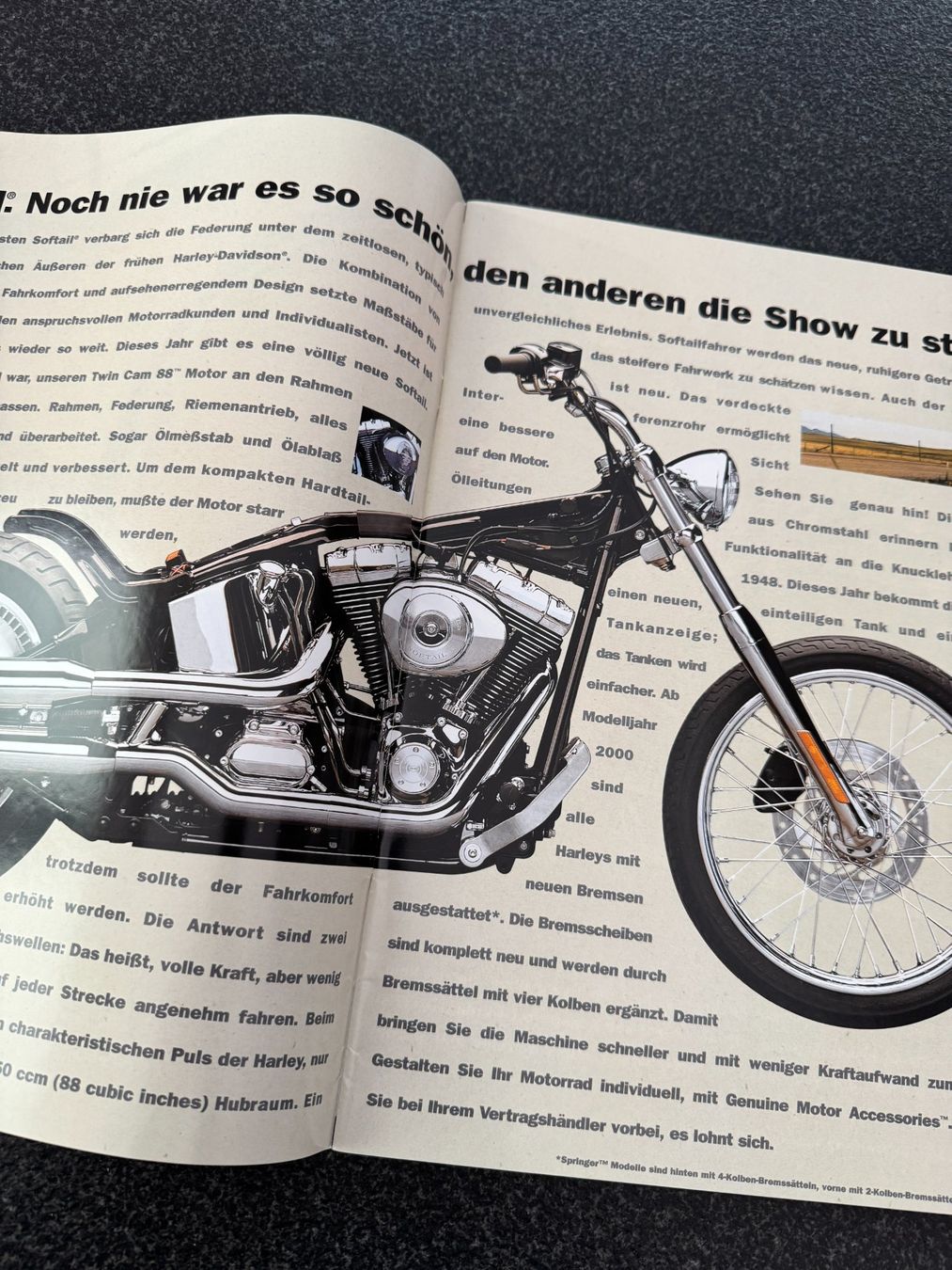 Documenti: Harley-Davidson Prospekt, Katalog, Broschüre 2000 – Usato da Niederhasli venduto da Berno 5