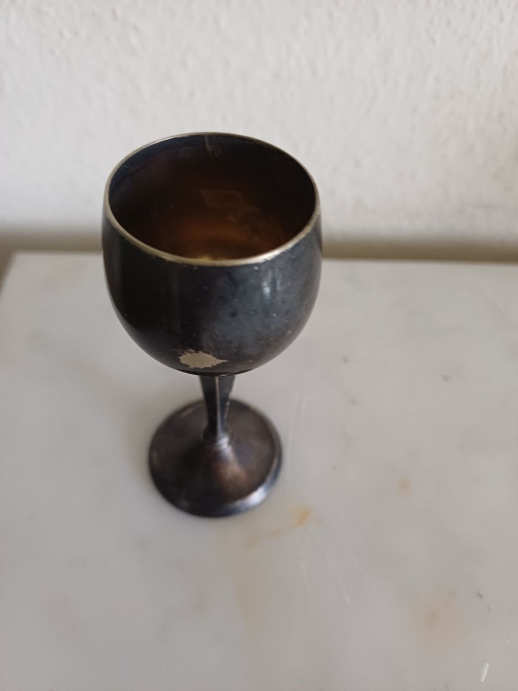 Bicchieri: 6 Mini-Pokale Kelche Likörkelche Schnapsbecher versilbert – Usato da Marly venduto da Rolmax 3