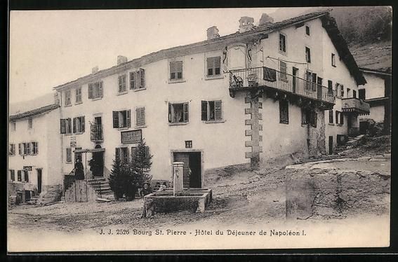 Ansichtskarten: Bourg St. Pierre, Hotel du Déjeuner de  – Gebraucht aus Berlin von bartko-reher