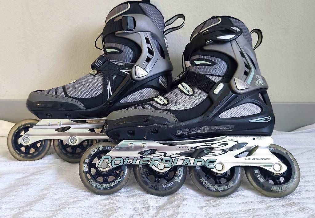Pattini in linea & Pattini a rotelle: ROLLERBLADE INLINESKATES GR. 40 INLINE SKATES 1A – Usato da Reinach BL venduto da mon_89wb