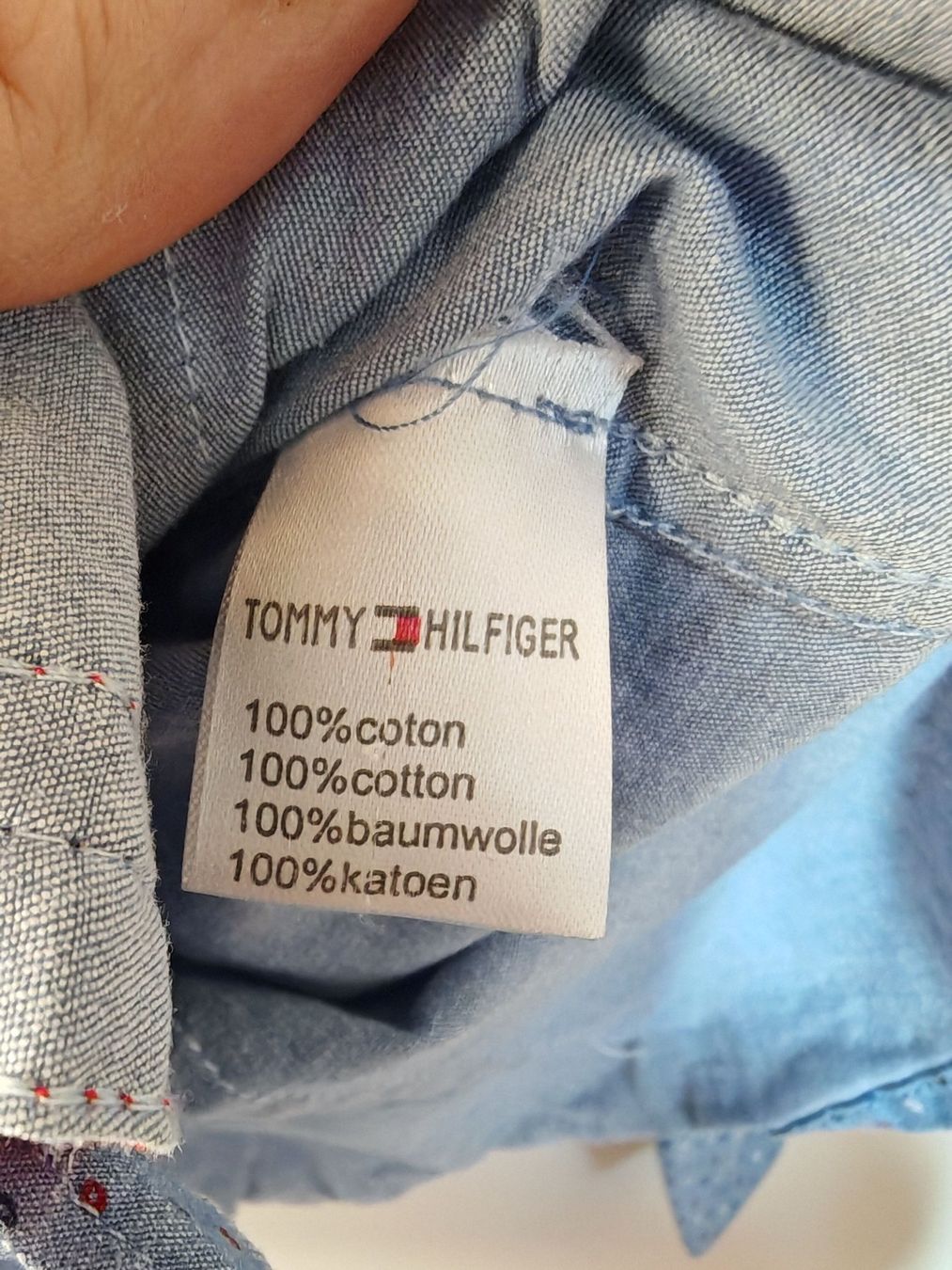 Tommy Hilfiger Camicette: Chemise Tommy Hilfiger bleue M – Usato da Bex venduto da sni_q7lh 3